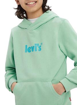 Sweatshirt Levis Logo Pull Grün für Junge