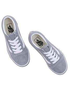 Sneakers Vans Old Skool Grau Mädchen und Junge Klein