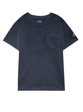 T-Shirt Ecoalf Pol Marineblau für Junge
