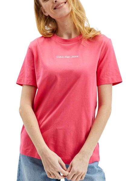 Calvin klein t best sale shirt damen rosa