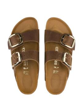 Sandalen Birkenstock Big Buckle Braun für Damen