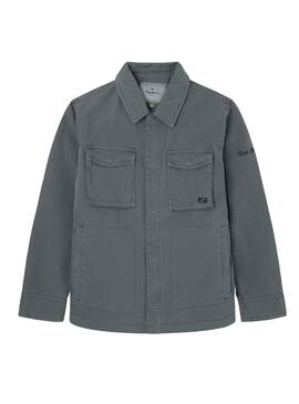 Jacke Pepe Jeans Dylan Grau für Junge