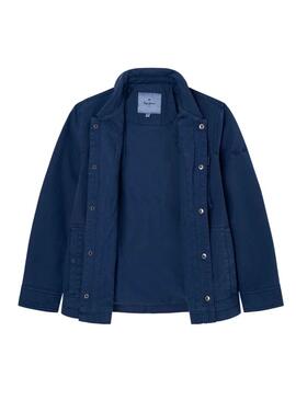 Jacke Pepe Jeans Dylan Marineblau für Junge