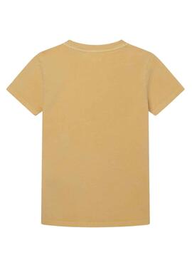 T-Shirt Pepe Jeans Davide Ocre für Junge