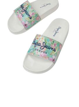 Flip flops Pepe Jeans Martina Weiss für Mädchen