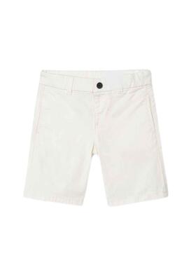 Bermuda Mayoral Chino Sarga Basic Weiss Junge