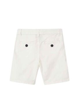 Bermuda Mayoral Chino Sarga Basic Weiss Junge