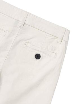 Bermuda Mayoral Chino Sarga Basic Weiss Junge