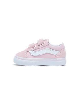 Sneaker Vans Old Skool Pink Velcro