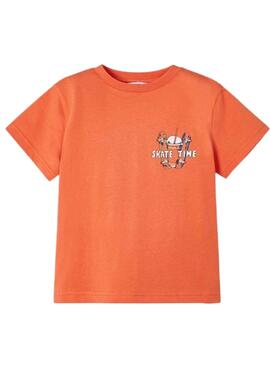 T-Shirt Mayoral Skate Time Orange für Junge