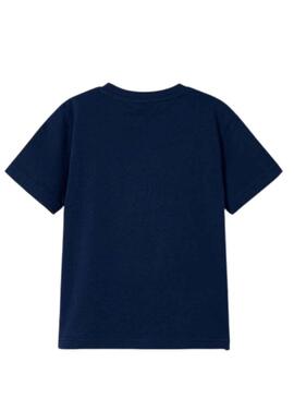 T-Shirt Mayoral Embossed Marineblau für Junge