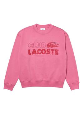 Sweatshirt Lacoste Club Pinke für Herren