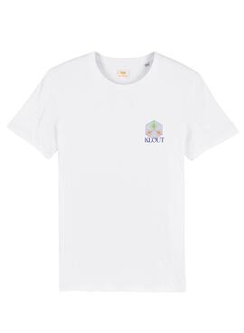 T-Shirt Klout Aesthetic Weiss Herren und Damen