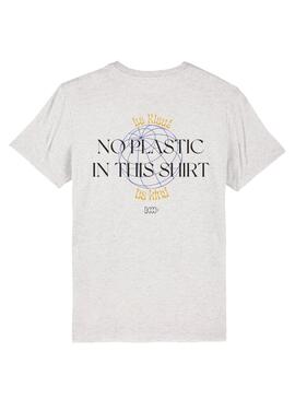 T-Shirt Klout No Plastic Grau für Damen und Herren