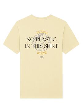 T-Shirt Klout No Plastic Gelb