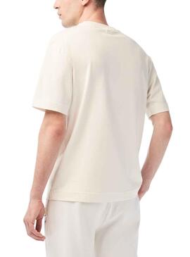 T-Shirt Lacoste Netflix Sex Education Beige