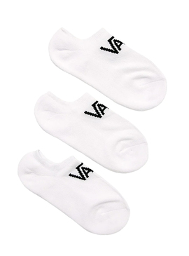 Socken Vans Classic Tritt Weiss für Junge