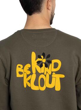 Sweatshirt Klout Rudbeckia Grün Umweltfreundlich