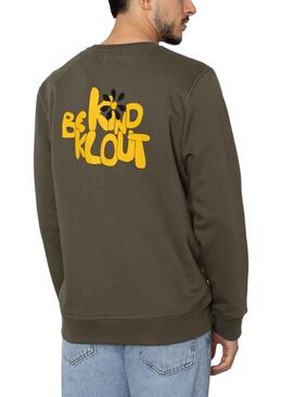 Sweatshirt Klout Rudbeckia Grün Umweltfreundlich