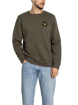 Sweatshirt Klout Rudbeckia Grün Umweltfreundlich