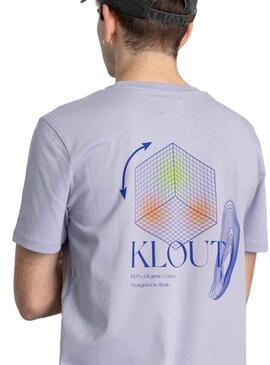 T-Shirt Klout Aesthetic Lila für Damen und Herren