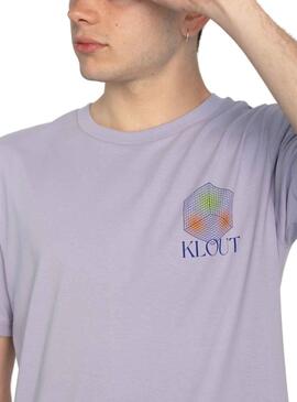 T-Shirt Klout Aesthetic Lila für Damen und Herren