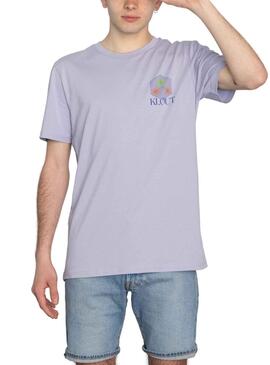 T-Shirt Klout Aesthetic Lila für Damen und Herren