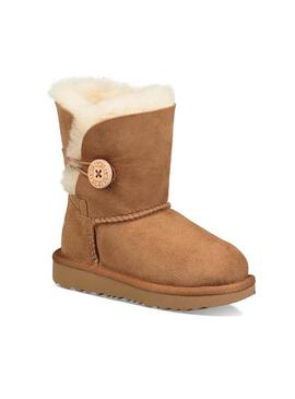 Bootss Ugg Bailey Button II Kids Chestnut