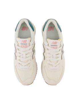 Sneakers New Balance WL574 Beige für Damen