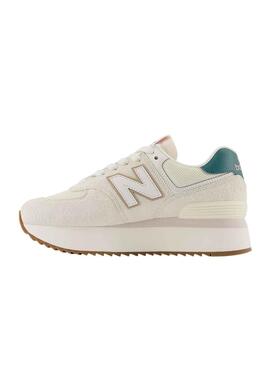 Sneakers New Balance WL574 Beige für Damen