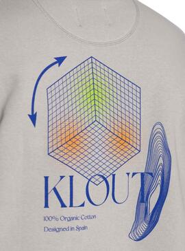 Sweatshirt Klout Aesthetic Grau für Herren und Damen