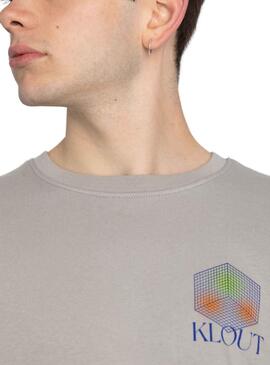 Sweatshirt Klout Aesthetic Grau für Herren und Damen