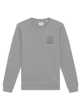 Sweatshirt Klout Aesthetic Grau für Herren und Damen