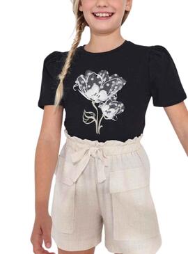 T-Shirt Mayoral Wandleuchte Schwarz für Mädchen