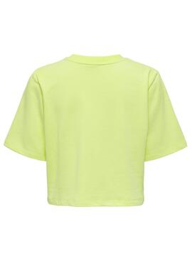 T-Shirt Only Sasja Gelb für Damen