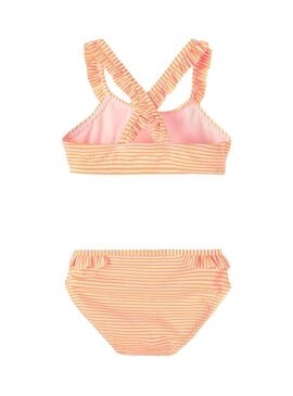 Bikini Name It Ziline Orange für Mädchen
