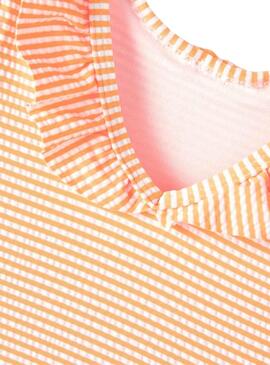 Badehose Name It Ziline-Badeanzug Orange für Mädchen