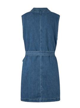 Kleid Pepe Jeans Carmen Blau für Damen