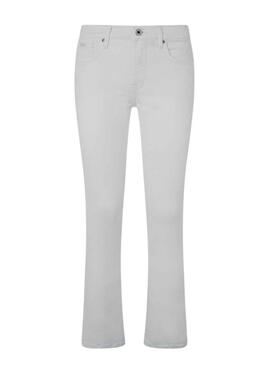 Hose Jeans Pepe Jeans Gnade Weiss Damen