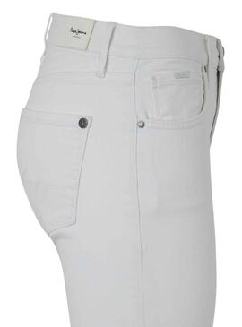 Hose Jeans Pepe Jeans Gnade Weiss Damen