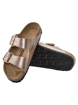 Sandalen Birkenstock Arizona BF Kupfer für Damen