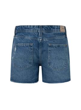 Shorts Pepe Jeans Thrasher Blau für Damen