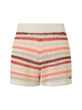 Shorts Pepe Jeans Frances Beige für Damen