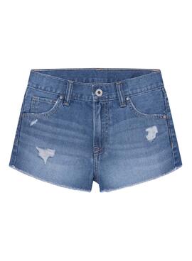 Shorts Pepe Jeans Patty Blau Claro für Mädchen