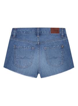 Shorts Pepe Jeans Patty Blau Claro für Mädchen