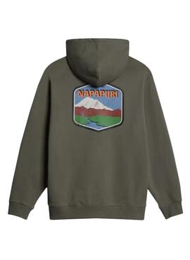 Sweatshirt Napapijri Mataje Grün Damen und Herren