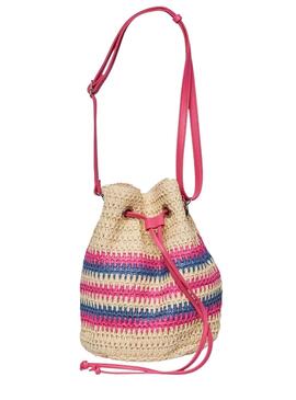 Tasche Pieces Dette Beige für Damen