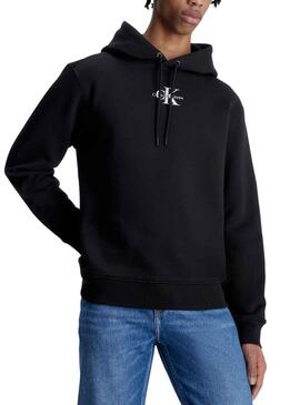 Sweatshirt Calvin Klein Hoodie Schwarz für Herren