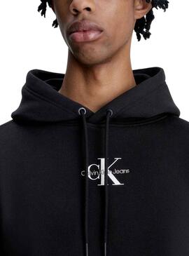 Sweatshirt Calvin Klein Hoodie Schwarz für Herren
