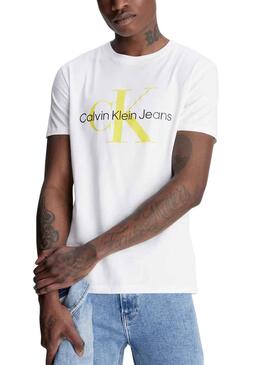 T-Shirt Calvin Klein Seasonal Weiss Herren